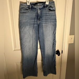 Hollister High-Rise, Med-Wash, Dad Jeans